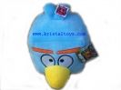 Детска плюшена играчка  Ънгри бърдс /Angry birds/ - синя